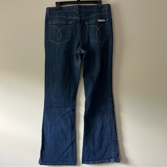 Calvin Klein Jeans Medium-Wash Flare Jeans - Picture 4 of 8